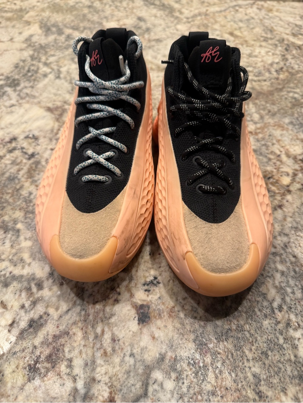 American Eagle Outfitters Peach and Black Women's Sneakers